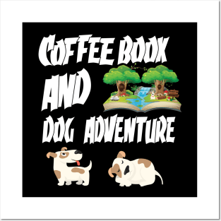 Coffee book and Dog Adventure Posters and Art